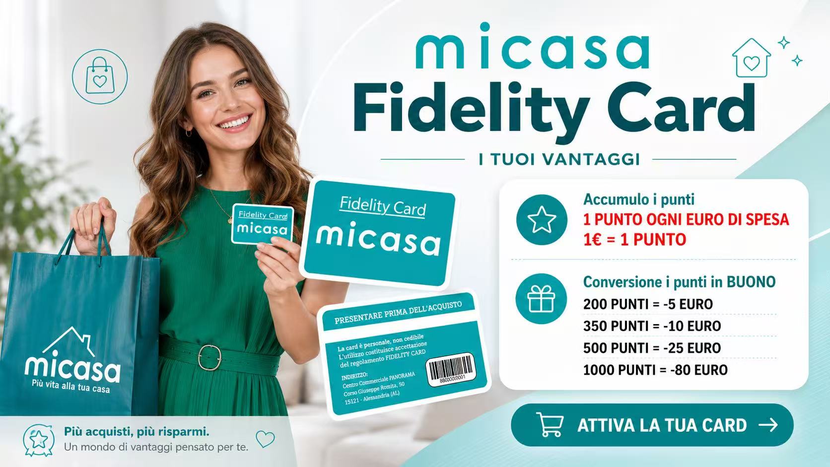Iscriviti al programma Micasa in negozio